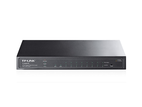 Switch TPlink TL-SG2210P Smart PoE 8 cổng Gigabit với 2 khe cắm SFP | Hàng chính hãng