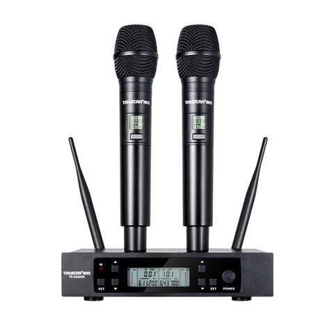 Bộ micro không dây cầm tay UHF kênh kép TS-3310UH | Hàng chính hãng