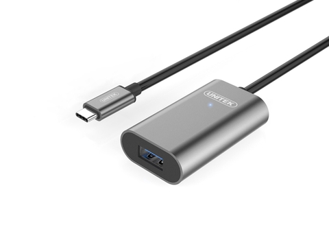 Cáp USB Type-C  ->USB nối dài USB 3.0 5m  UNITEK U304AG | Hàng chính hãng