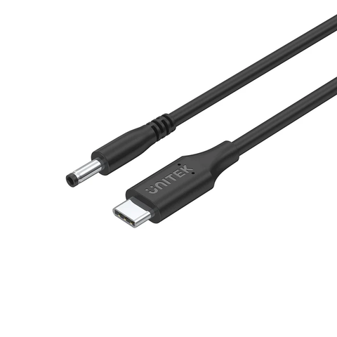CÁP SẠC   USB Type-C -> DC DC Jack 11.0 x 4.5mm  65W   UNITEK C14115BK (for Lenovo Laptops) | Hàng chính hãng
