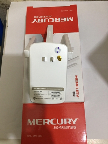 Bộ Kích sóng Wifi Mercury Repeater MW310RE 3 Anten