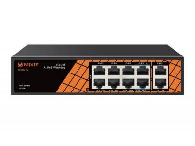 Switch PoE MIXIE PC-802 BT 8 cổng PoE + 2 cổng Uplink