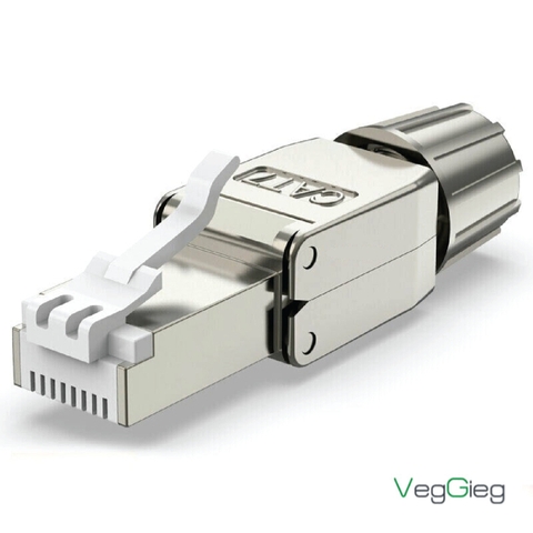 Hạt mạng cat7 V-E010 VG (bọc sắt) | Hàng chính hãng
