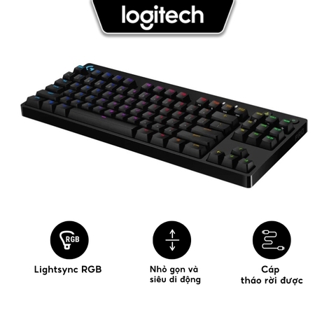 Bàn phím LOGITECH PRO X GAMING – ĐEN (BLACK)