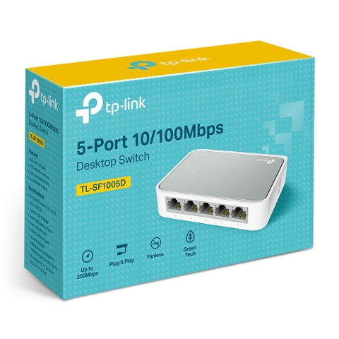 Switch Desktop 8 cổng 10/100Mbps Mercusys MS108 | Hàng chính hãng