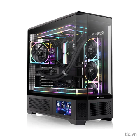 Vỏ case Thermaltake View 600 TG Full Tower Đen (không gồm màn hình LCD) Chính Hãng