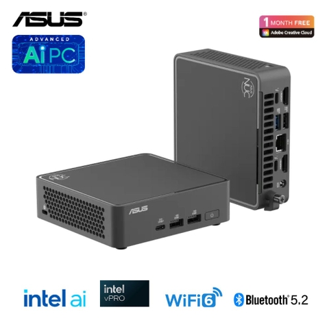PC Asus NUC 15 PRO Slim BNUC15CRLIP00000 (Intel® U300/ 512GB SSD/ No OS)
