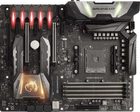 MSI X370 GAMING M7 ACK Mainboard