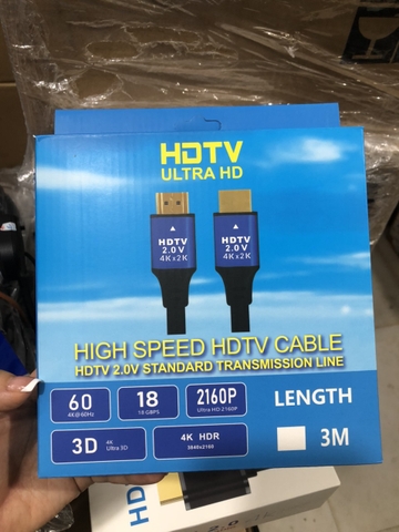 Dây HDMI Tomate 3m 4kx2k | Hàng chính hãng