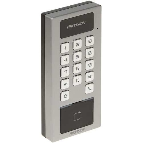 Máy chấm công, kiểm soát cửa bằng thẻ mifare. Model: DS-K1T502DBWX. NSX: HIKVision. Mới 100% | Hàng chính hãng