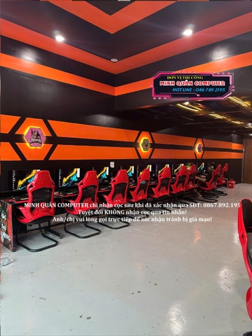 Trọn Gói Phòng Game 15 PC(I3 12100F | RAM 16GB | GTX 1660 | Nguồn EDRA EP600PRO | Màn KV-VISION 27" 120Hz)