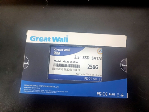 Ổ Cứng SSD Great Wall 256GB 2.5" SATA III