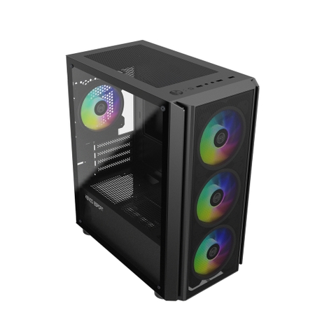 Vỏ Máy Tính KENOO ESPORT M300-3F (sẵn 3 Fan LED) - Case PC Gaming Chất Giá tốt tại MQC