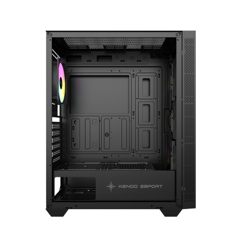 Vỏ máy tính KENOO ESPORT AFT240 - 3F - Màu Đen