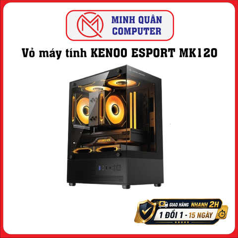 Case Bể Cá Gaming KENOO ESPORT  - Vỏ PC Gaming Nhỏ Gọn Giá Tốt