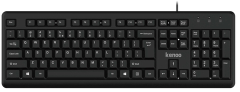 Bàn phím máy tính KENOO K6020 - Màu Đen