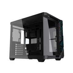 Vỏ máy tính KENOO LUXE V2 - 3FA - Màu Đen