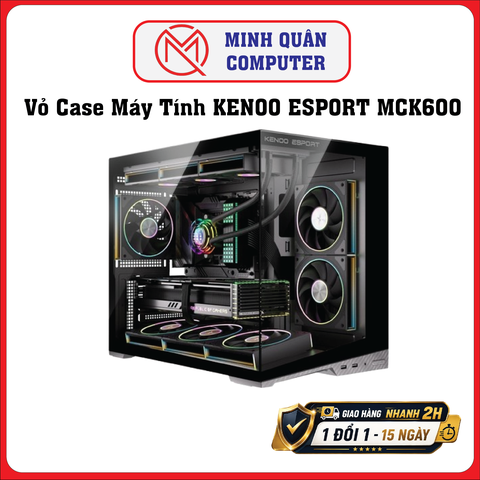 Vỏ máy tính KENOO ESPORT MCK600 - Màu Đen