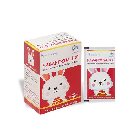 THUỐC BỘT PHA HỖN DỊCH UỐNG FABAFIXIM 100