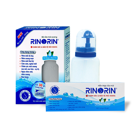 BỘ RỬA MŨI XOANG RINORIN
