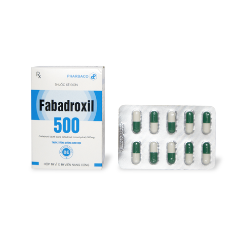 VIÊN UỐNG FABADROXIL 500