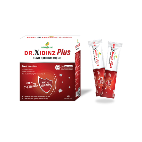 DUNG DỊCH SÚC MIỆNG DR. XIDINZ PLUS