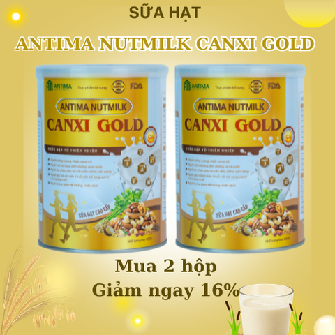 Sữa hạt Antima nutmilk canxi gold - giảm giá 16%