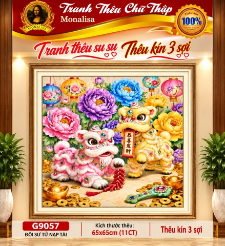 Đôi sư tử nạp tài