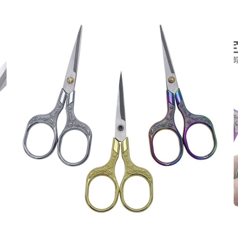 Kéo hoa mận bấm chỉ siêu ngọt, thêu tranh chữ thập