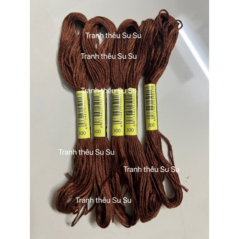 [HCM] 1 tép chỉ thêu cotton theo mã theo hệ DMC, mã từ 300 đến 372