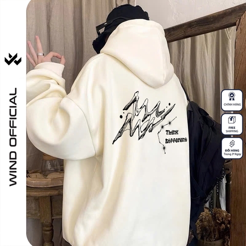 Áo hoodie unisex form rộng WIND 12 Cung Hoàng Đạo V1 hoodie nút bấm thời trang nam nữ nỉ bông oversize Menswear Dài Tay Tay Dài