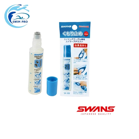 Dung dịch dầu chống mờ kính bơi SWANS SA – 30B Anti-fog liquid.