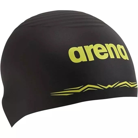 Mũ Bơi ARENA AQUAFORCE WAVE CAP SOFT ARN-3900 BLK đen