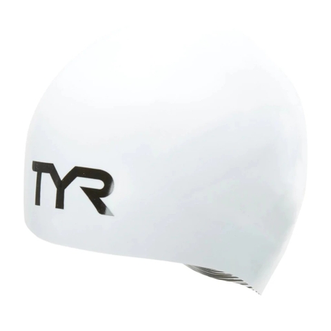 Mũ Bơi TYR WALL BREAKER 2.0 RACING CAP trắng