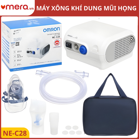 Máy Xông Khí Dung Omron NE-C28 (Công Nghệ Van Ảo V.V.T) - Bền Bỉ, Công Suất Cao