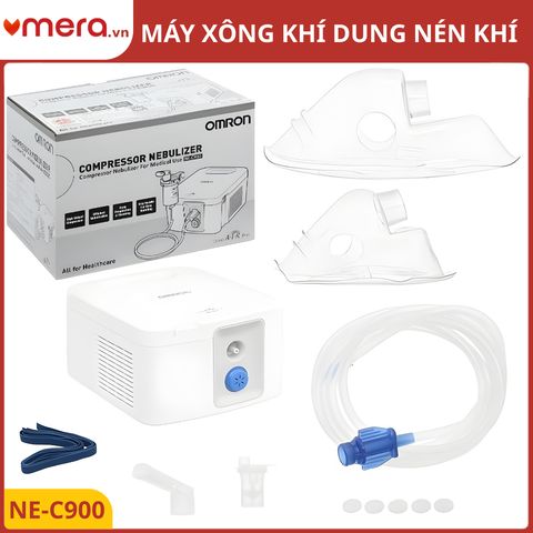 Máy Xông Khí Dung Omron NE-C900 (Công Suất Lớn, Chuyên Nghiệp) - Chuẩn Bệnh Viện
