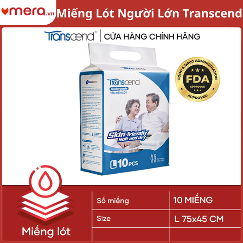 Miếng Lót Người Lớn Transcend (75x45cm) - Chuẩn FDA, Đa Năng