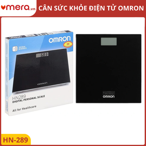 Cân Sức Khỏe Điện Tử Omron HN-289 - Kính Cường Lực, Chính Xác 100g