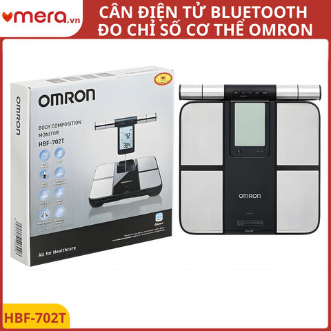Máy Đo Chỉ Số Cơ Thể Omron HBF-702T - Bluetooth, 8 Cảm Biến