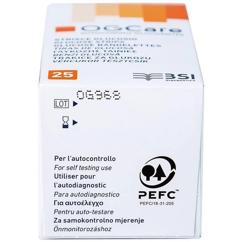 Que thử đường huyết dùng cho máy đo đường huyết OgCare