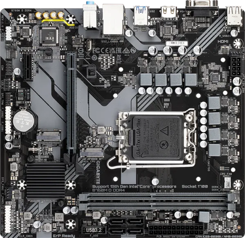 Mainboard Gigabyte B760M D DDR4 (Intel B760/ Socket 1700/ M-ATX/ 2 khe ram)