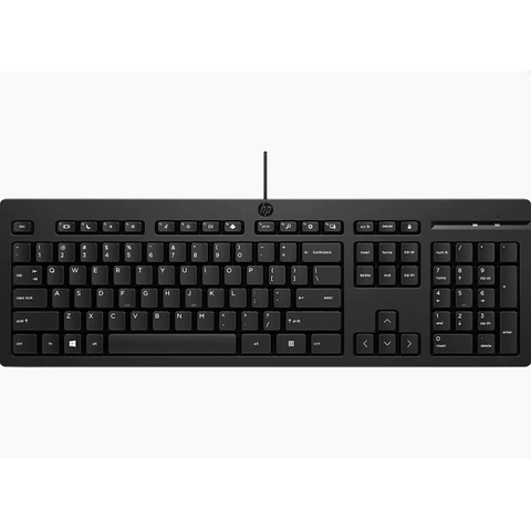 Bàn phím có dây HP 125 (266C9AA) - Hàng chính hãng