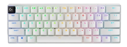 Bàn phím cơ Logitech Không dây G Pro X 60 Light Speed White