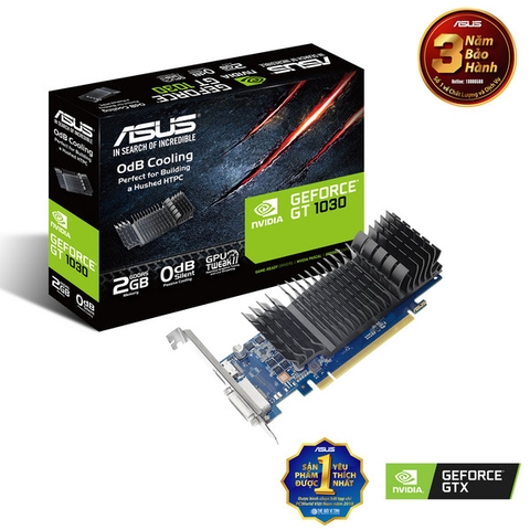 Cạc màn hình Asus GT1030-SL-2G-BRK (GDDR5/ 64 bit) Giá Rẻ Tại Hancomputer