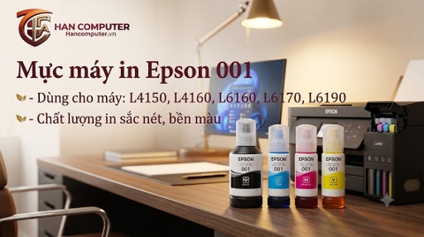 Mực Epson 001 Chính Hãng – Dùng Cho L4150, L4160, L6160, L6170, L6190,L6290