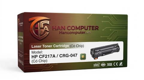 Hộp mực HP CF217A/CRG-047(CÓ CHIP) Komaxi giá rẻ tại Hancomputer