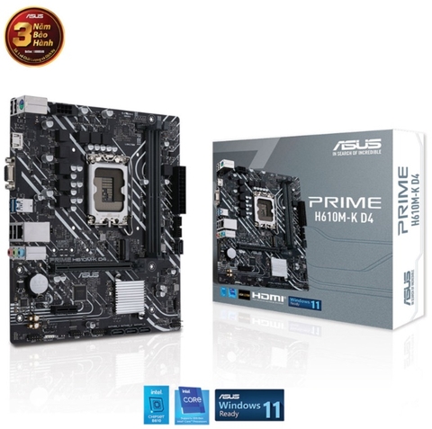 Mainboard Asus DA H610M-K (Intel H610/ Socket 1700/ M-ATX/ 2 khe ram)