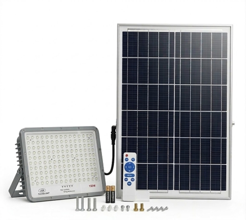 Đèn Pha Năng Lượng Mặt Trời CET-106M-300W 300W chống nước IP67 ngoài trời