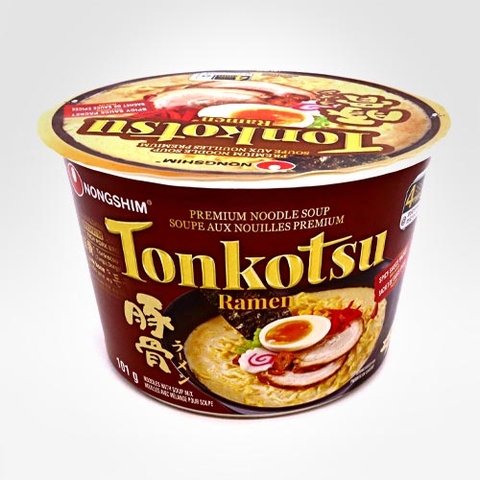 Nongshim, Premium Noddle Soup Tonkotsu Ramen Rice Pork Broth, 101g