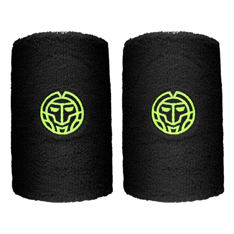 Băng chặn mồ hôi dài tennis/pickleball Bidi Badu Black Neon Yellow